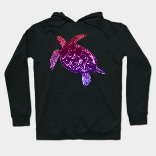 Purple Sea Turtle Hoodie